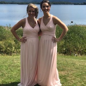 Pink bridesmaid dress